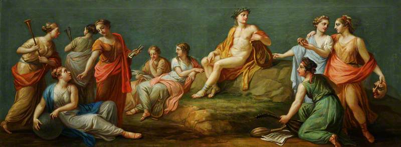 Apollo And The Muses — Antonio Zucchi
