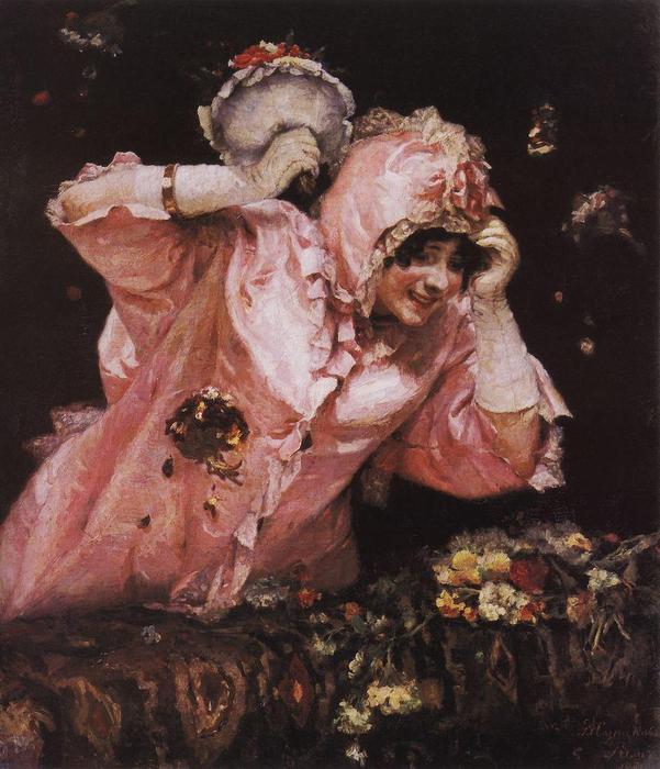 Scene From The Roman Carnival — Vasily Ivanovich Surikov