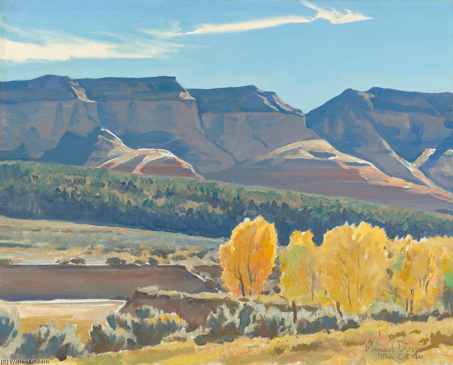 Peaceful Morning — Maynard Dixon