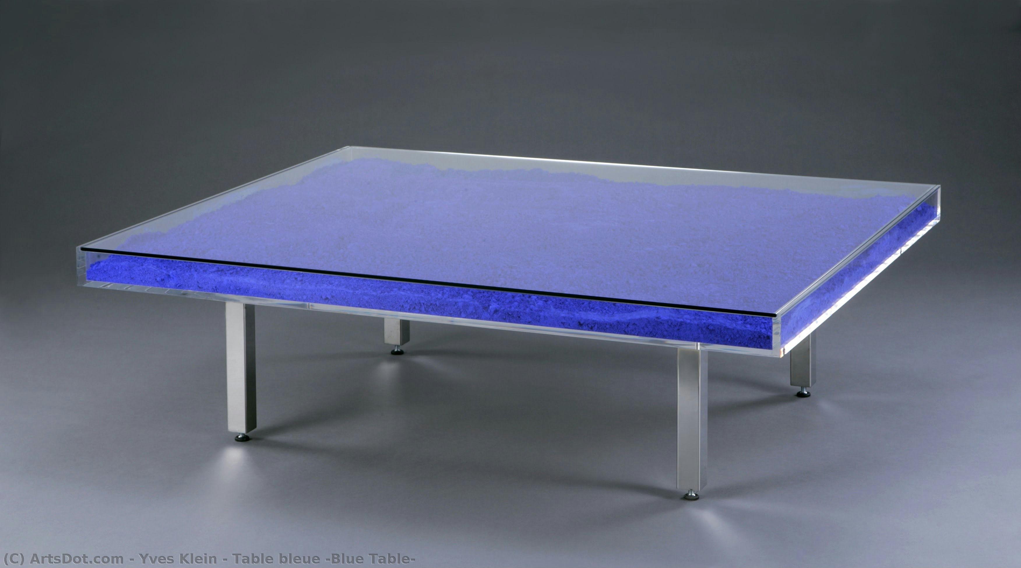 Table Bleue (blue Table) — Yves Klein