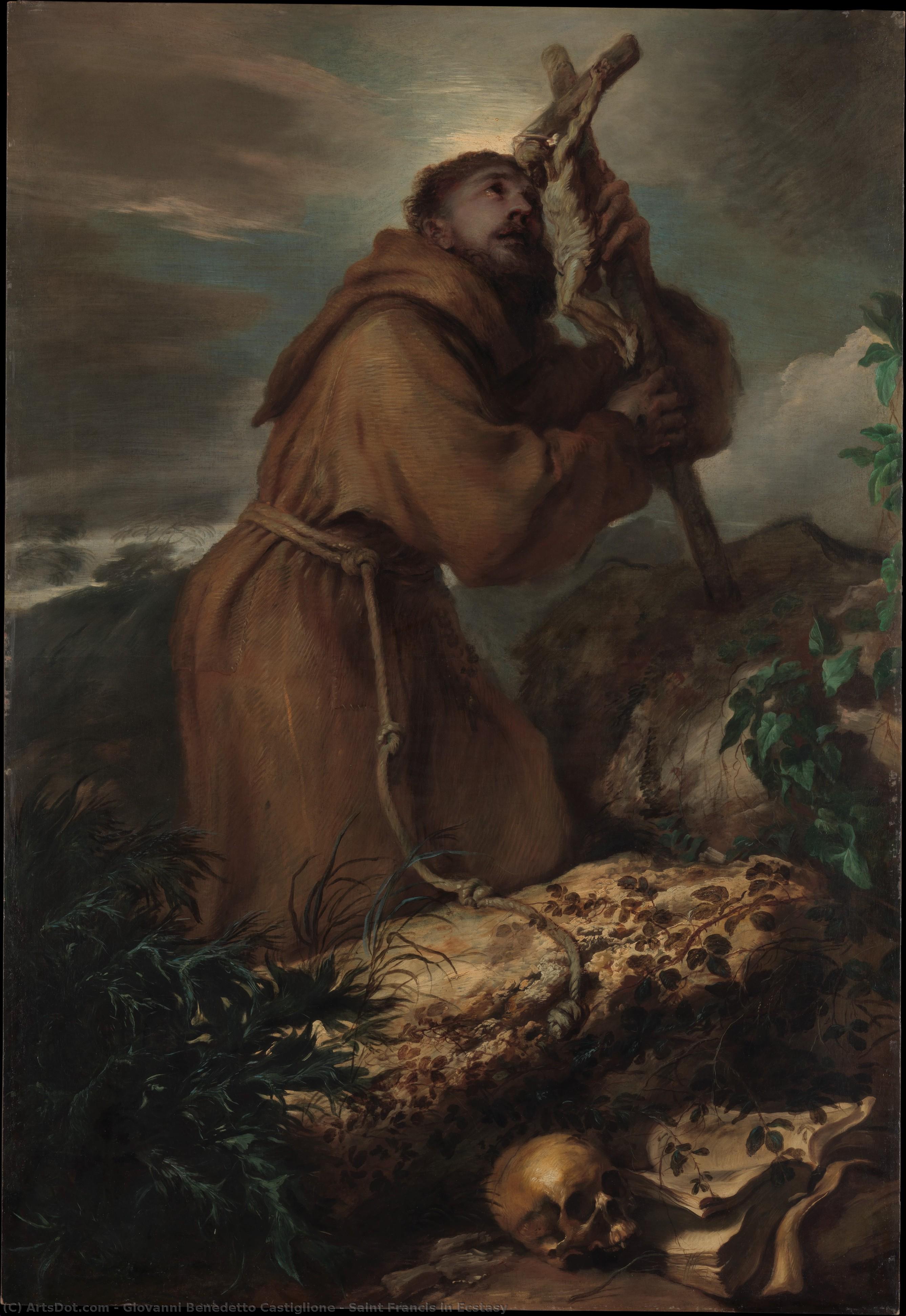 Saint Francis In Ecstasy — Giovanni Benedetto Castiglione