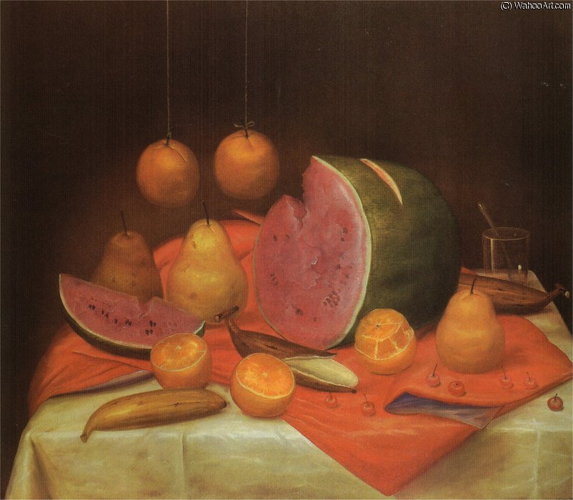 Nature Morte À La Pastèque — Fernando Botero