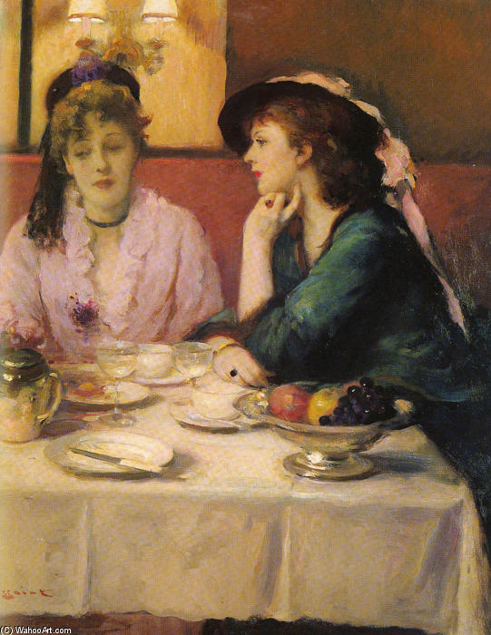 Confidences At Lunch — Fernand Toussaint