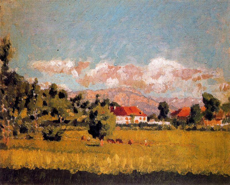 Small Landscape Of Dauphine — Pierre Bonnard