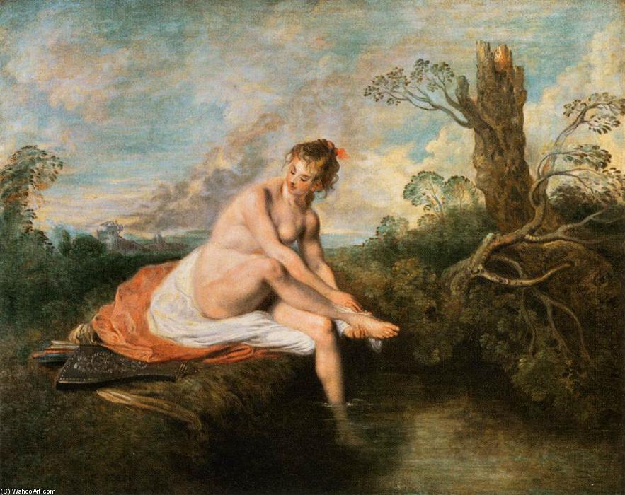 Diana At Her Bath — Jean-antoine Watteau