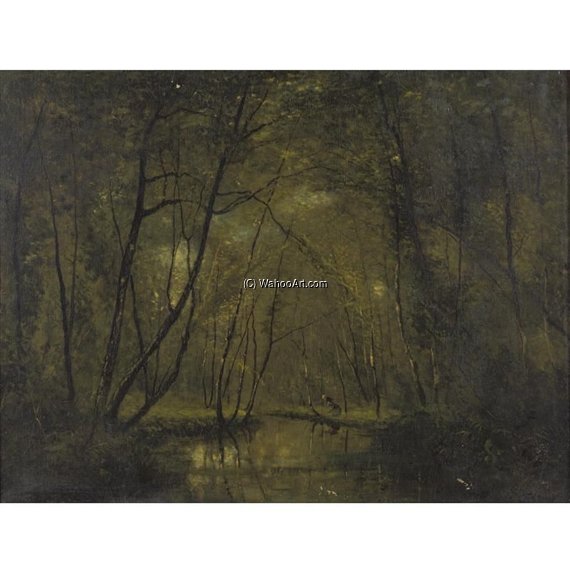A Forest Stream — Cesar De Cock