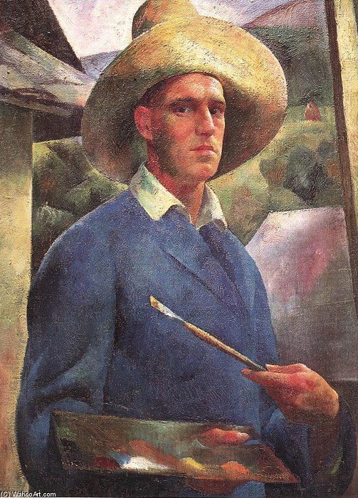 Self Portrait With Hat — Karoly Patko