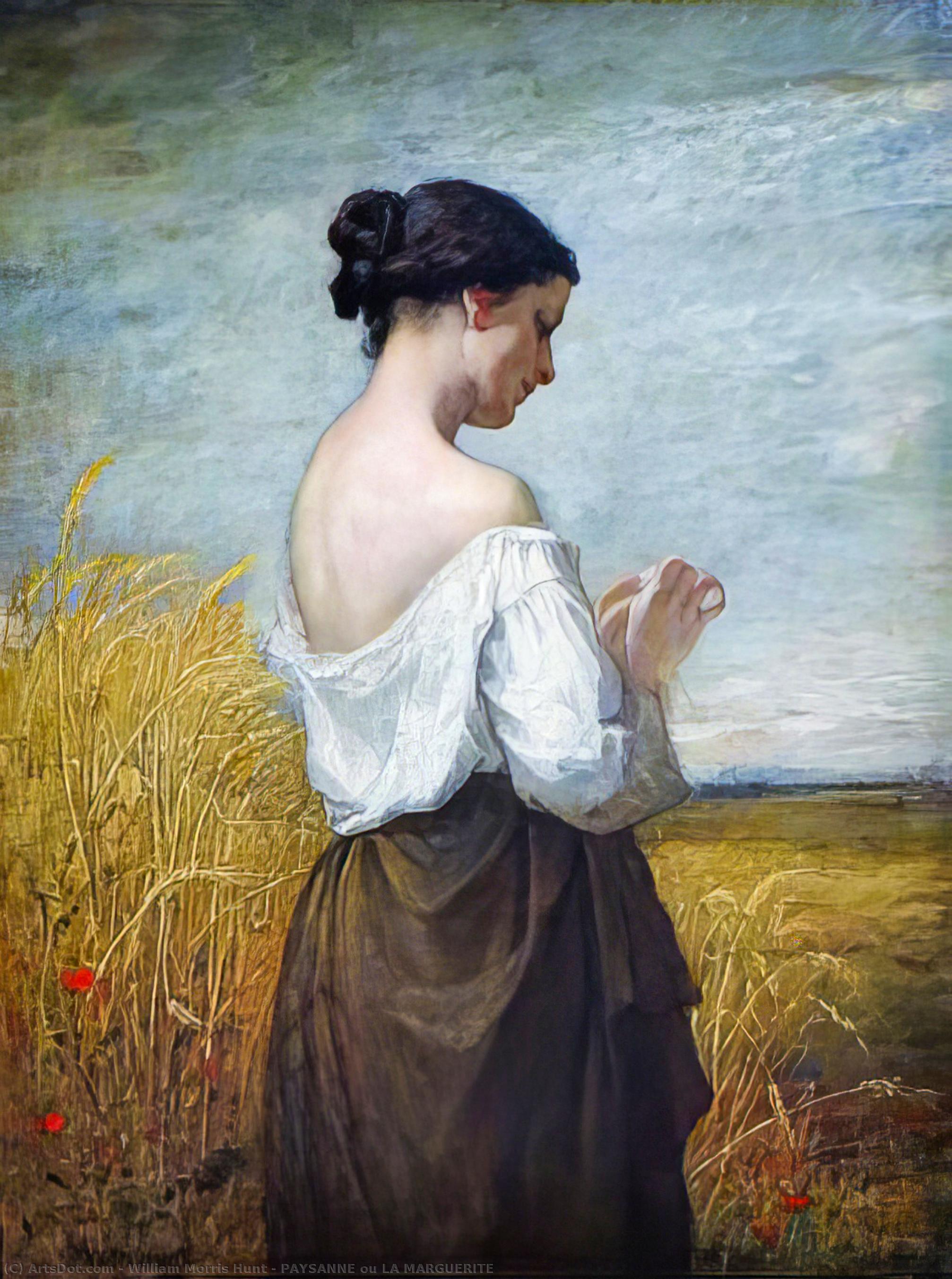 Peasant Or The Marguerite — William Morris Hunt