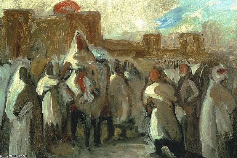 Le Sultan Abel El Rahman — Eugène Delacroix