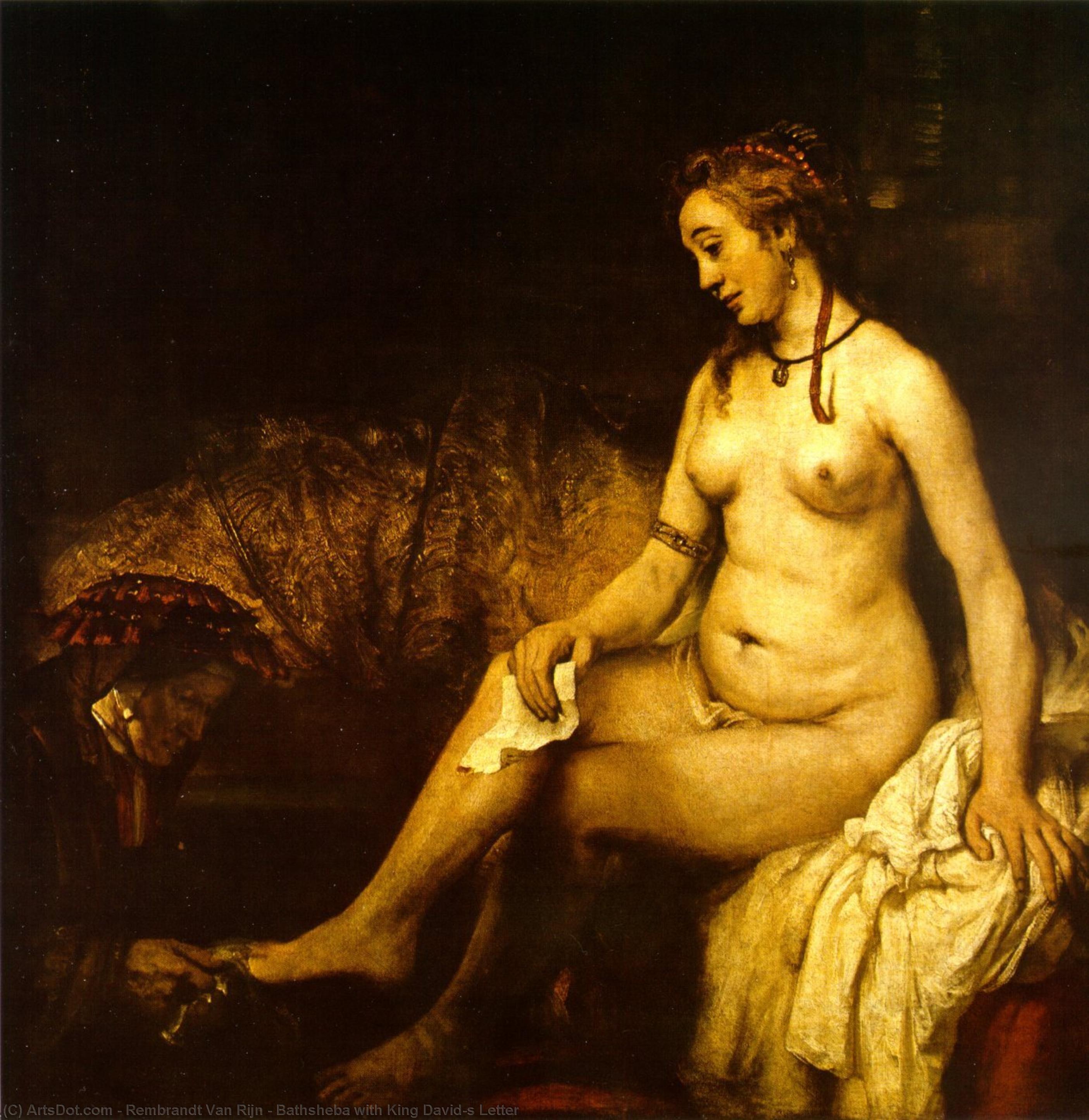 Bathsheba With King David's Letter — Rembrandt Van Rijn
