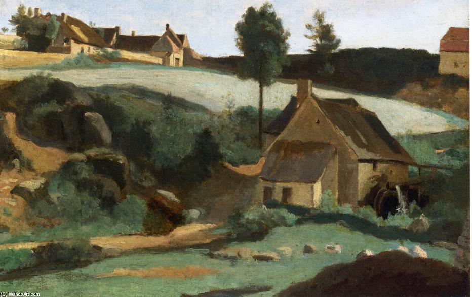 Morvan, The Little Mill — Jean-baptiste-camille Corot