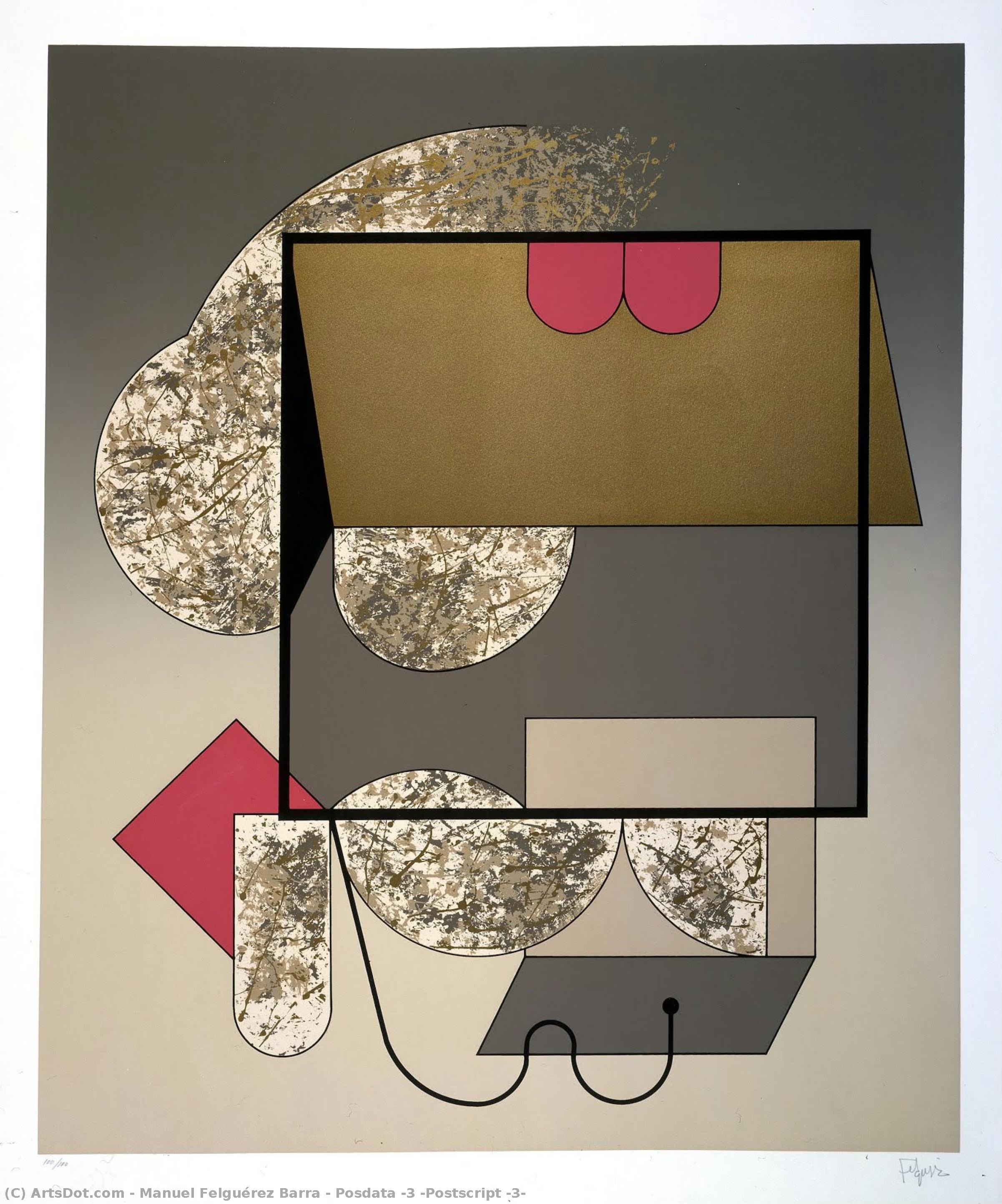 Posdata Nr. 3 — Manuel Felguérez Barra