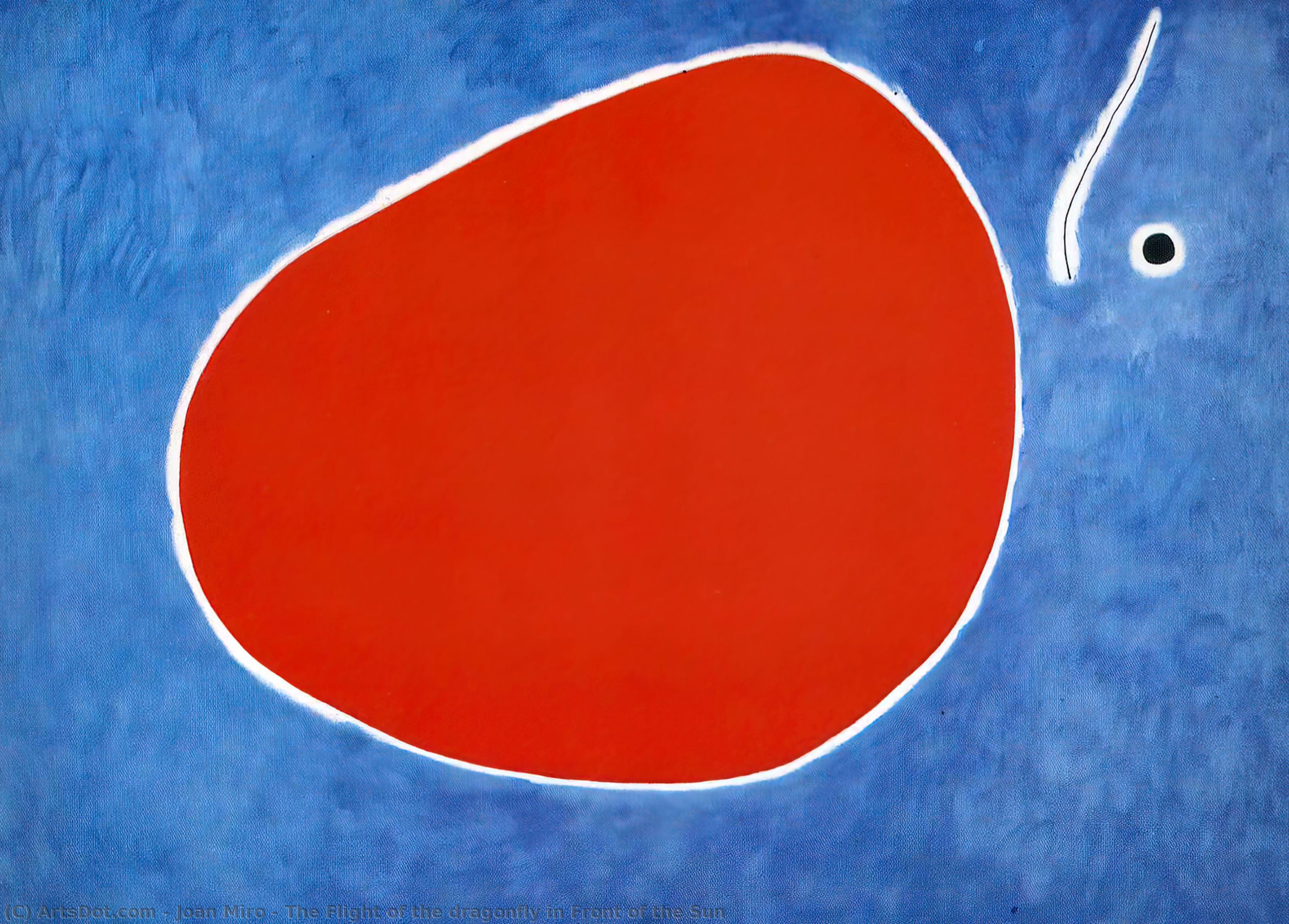 The Flight Of The Dragonfly In Front Of The Sun — Joan Miró