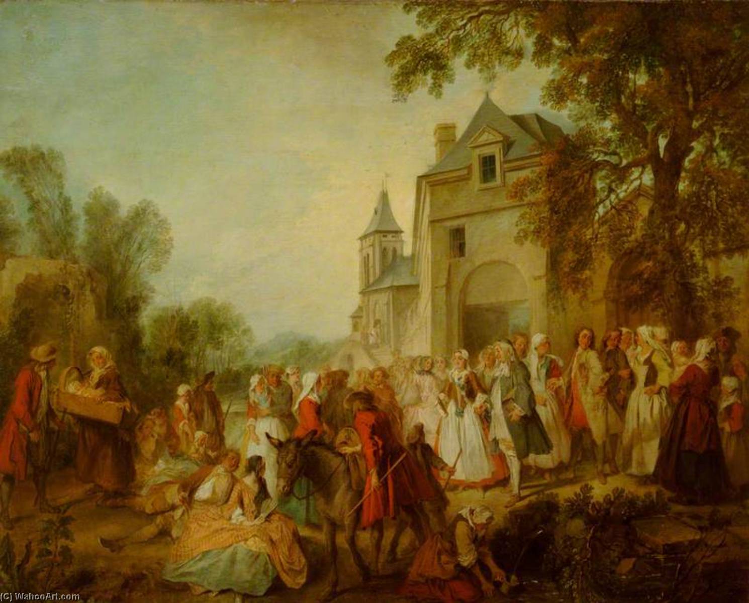 The Village Wedding — Nicolas Lancret