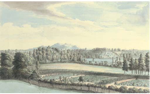 View Of Malvern Hills From Bevere — Moses Griffith