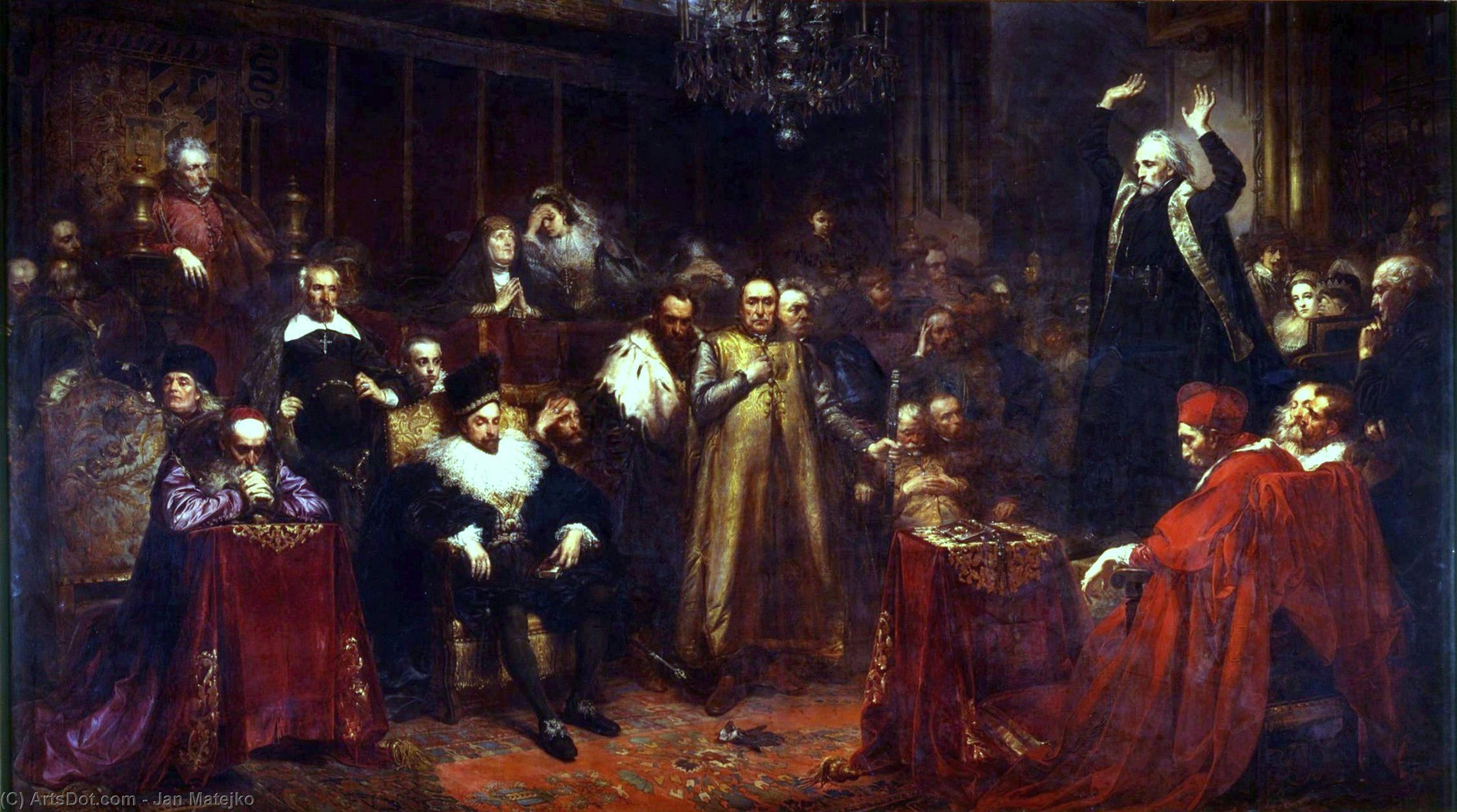 Skarga`s Sermon — Jan Matejko