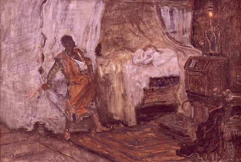 Otelo Y Desdémona (boceto) — Antonio Muñoz Degrain