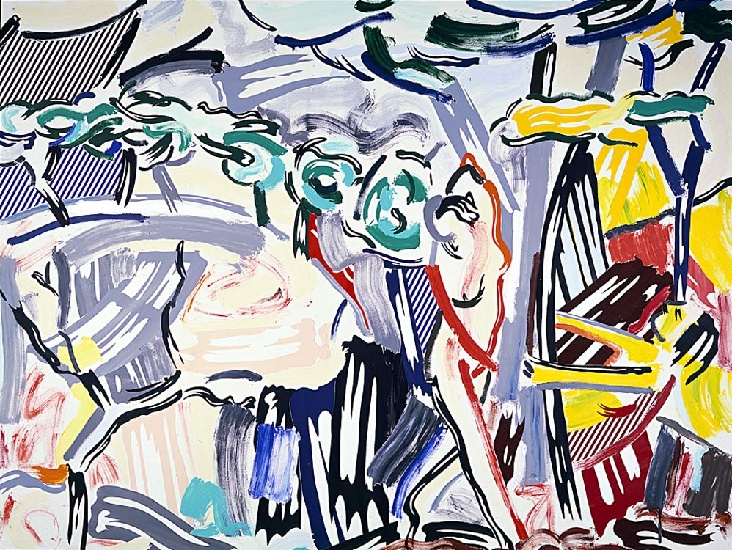 Figures In Landscape — Roy Lichtenstein