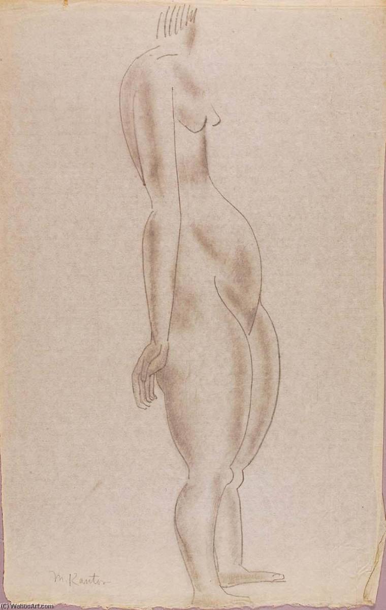(untitled Standing Female, Side View) — Morris Kantor