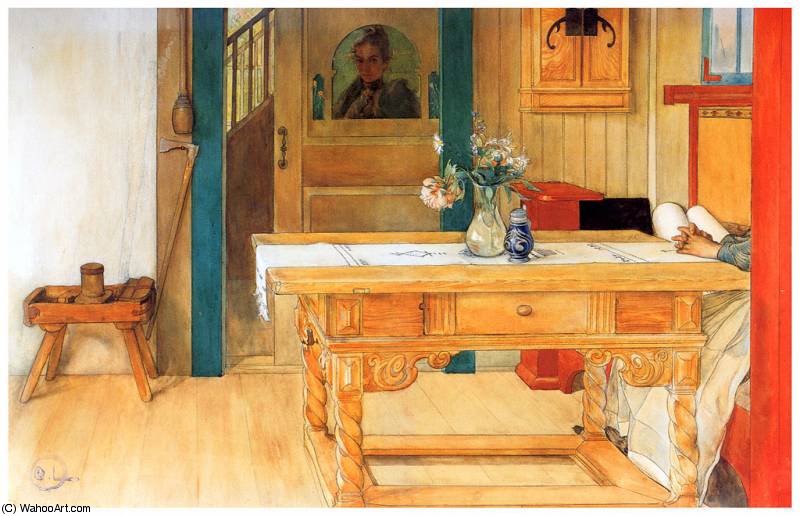 El Descanso Dominical — Carl Larsson