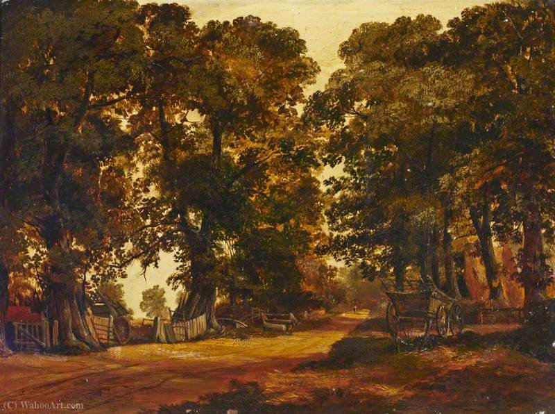 Rural Scene At Heston — Thomas Colman Dibdin