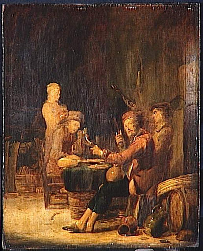 Le Dejeuner Au Jambon — Cornelis Saftleven (cornelis Zachtleven)