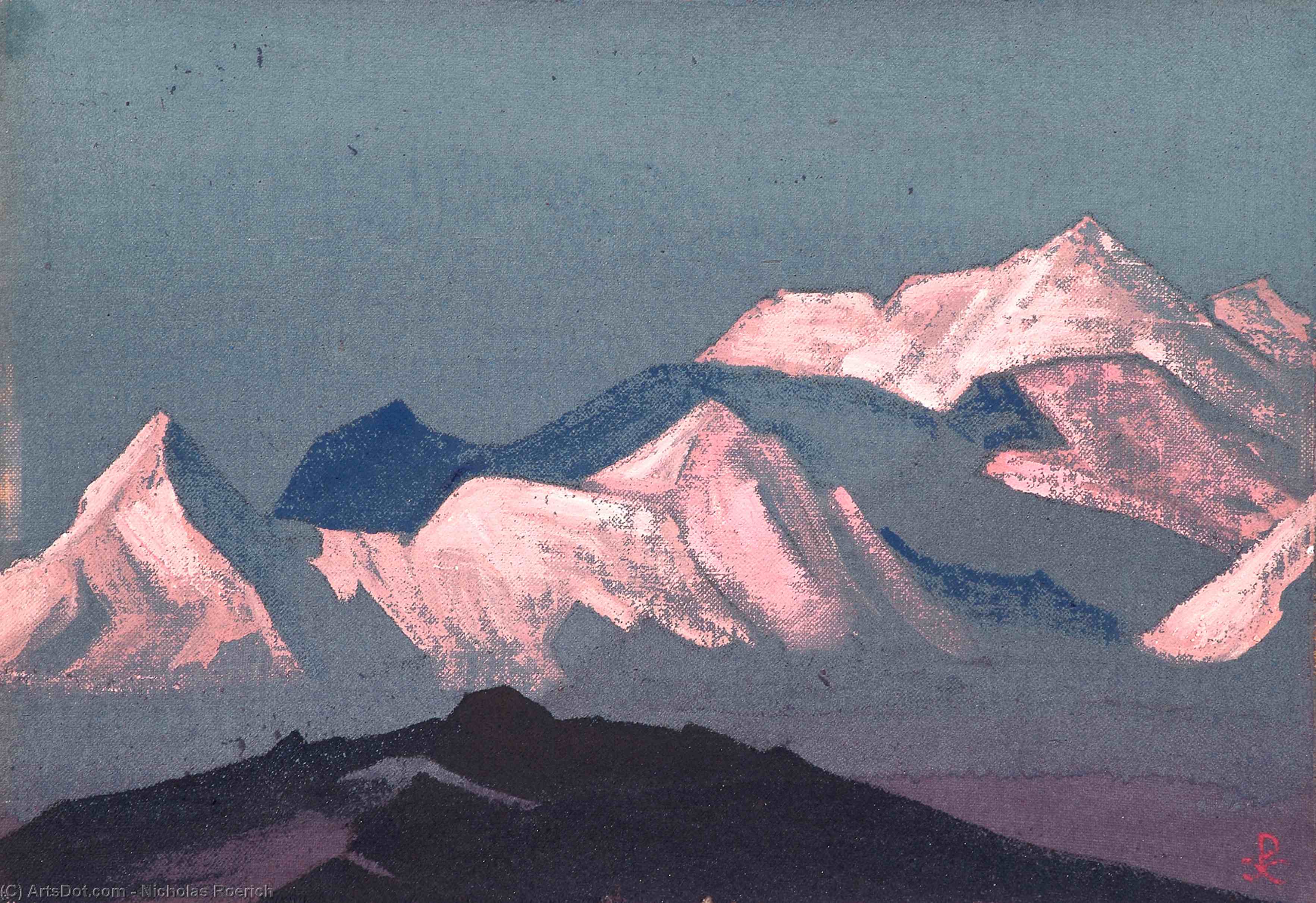 Himalayas. Study — Nicholas Roerich