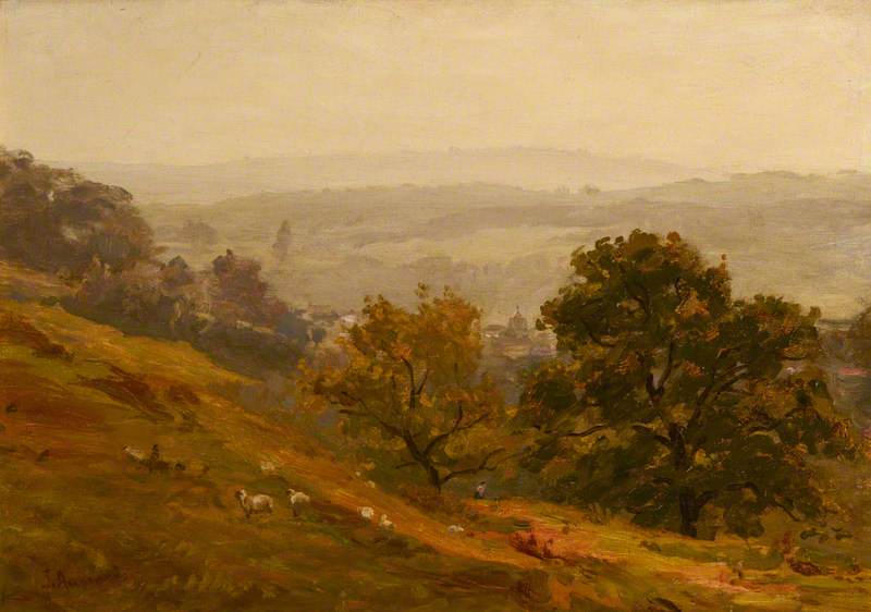 A Misty Morning — James Aumonier