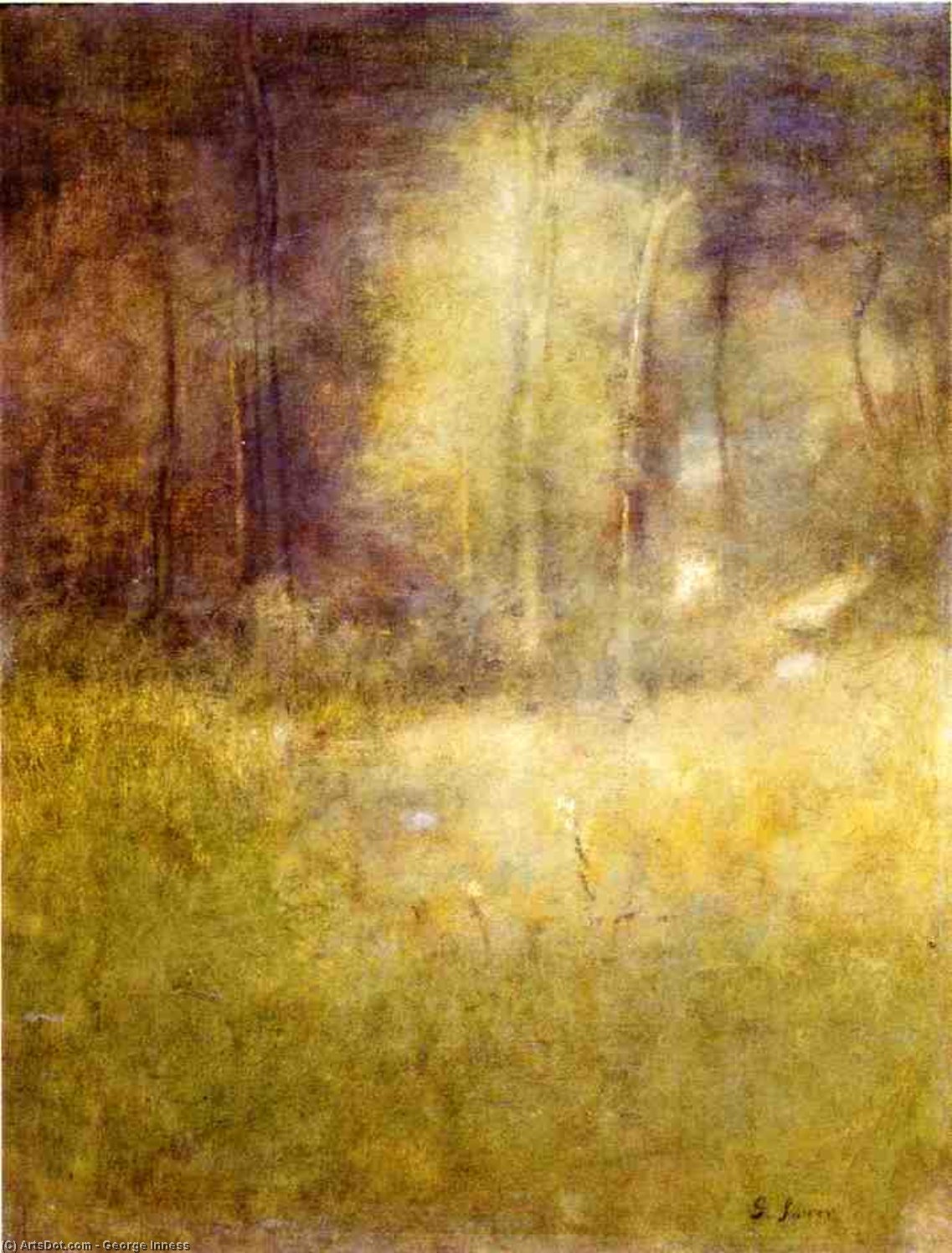 The Shower, Montclair, New Jersey — George Innes