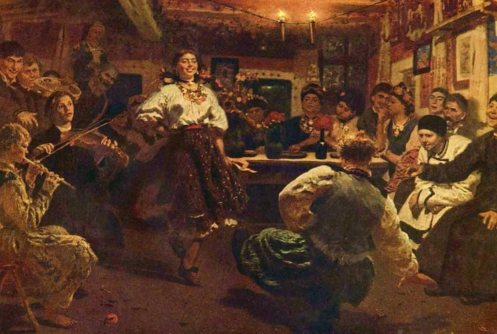 Evening-party — Ilya Yefimovich Repin