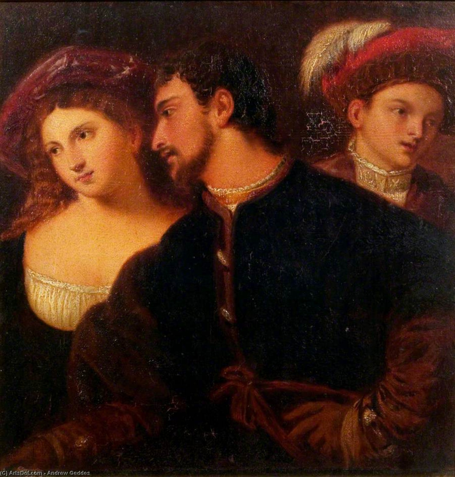 Triple Portrait — Andrew Geddes