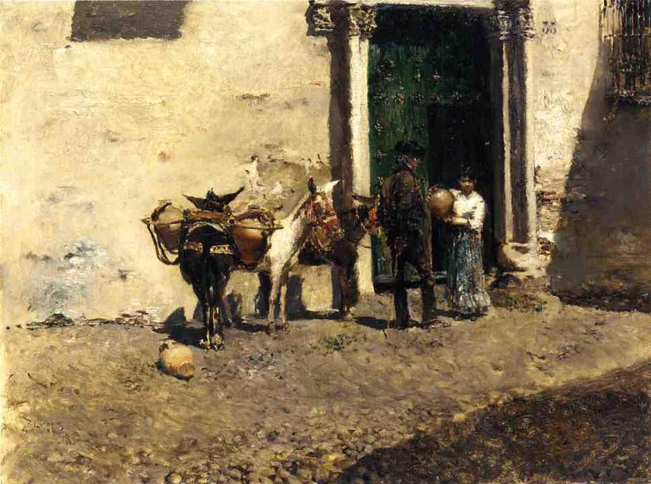 A Spanish Water Carrier (toledo) — Robert Frederick Blum