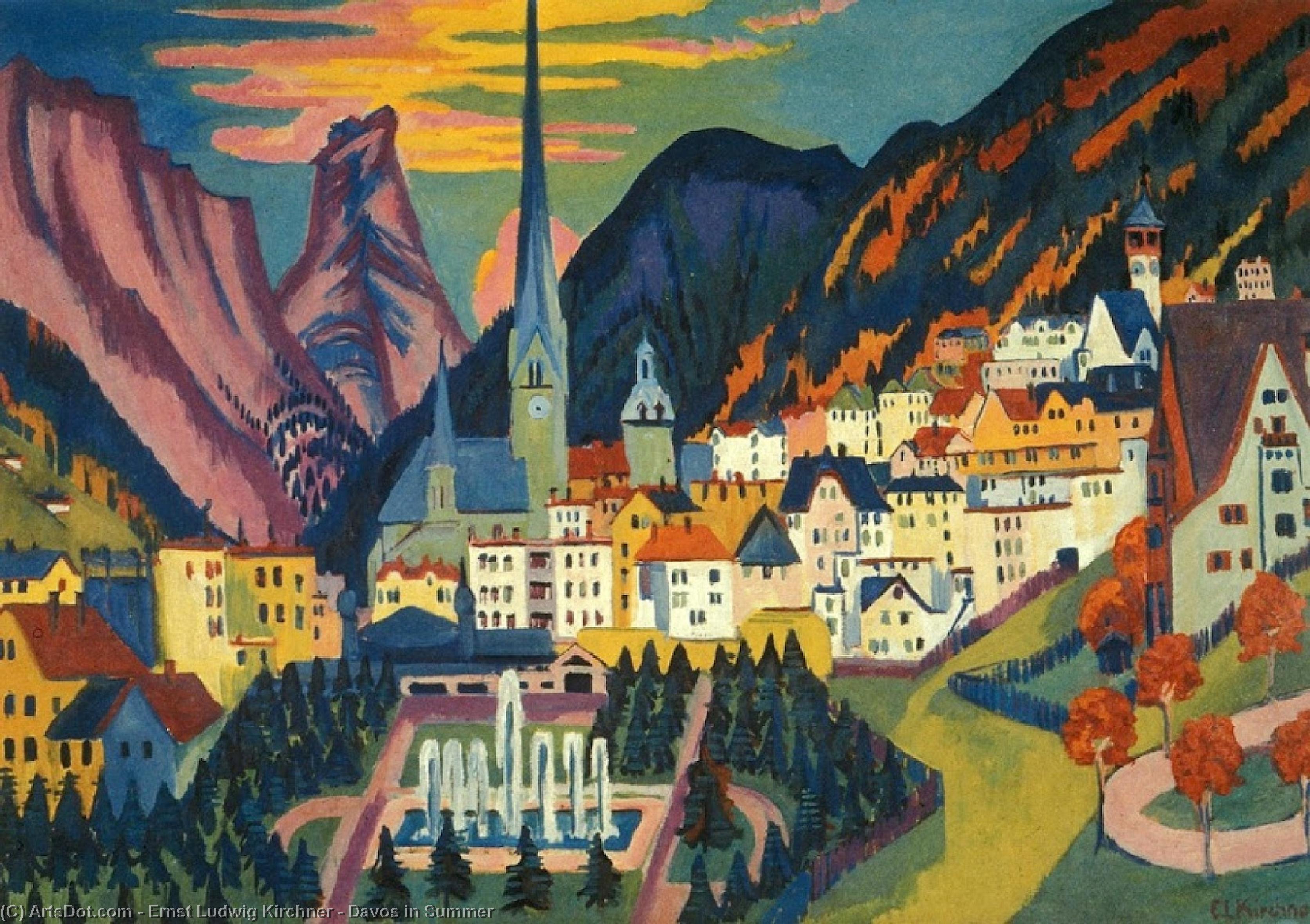 Davos In Summer — Ernst Ludwig Kirchner