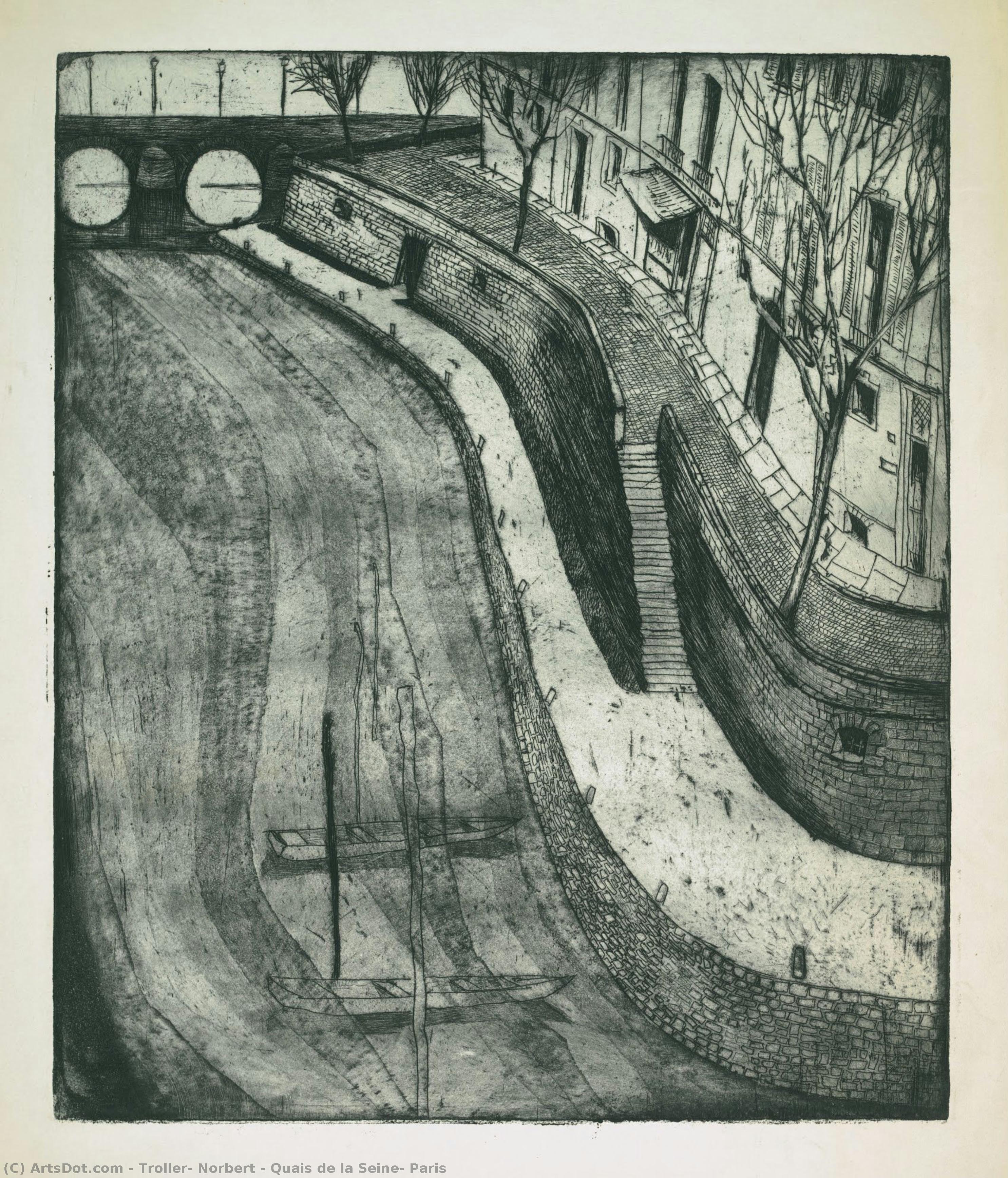 Quais De La Seine, Paris — Norbert Troller
