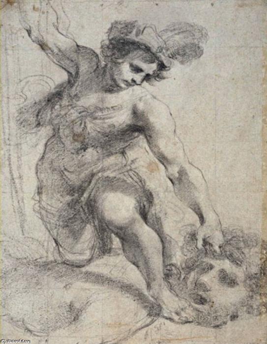 David With The Head Of Goliath — Guercino