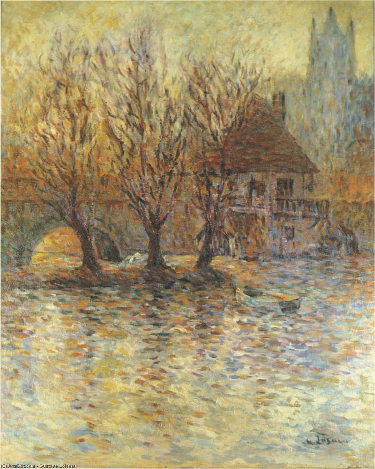 Moret Sur Loing — Gustave Loiseau