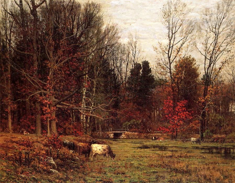 Cattle Grazing (also Known As November) — John Joseph Enneking