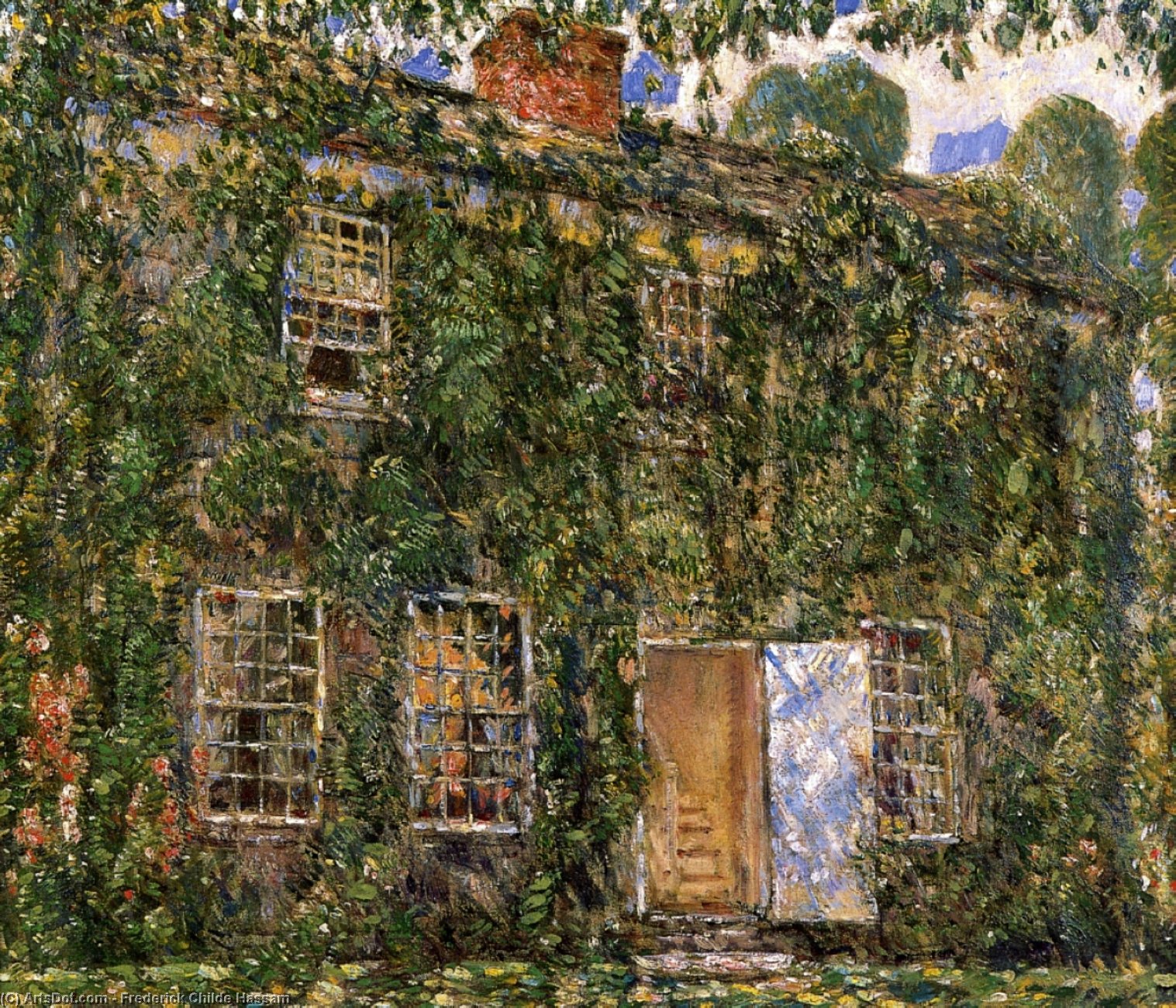 Home Sweet Home Cottage, East Hampton — Frederick Childe Hassam