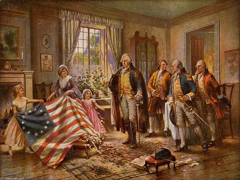 The Birth Of Old Glory — Edward Moran
