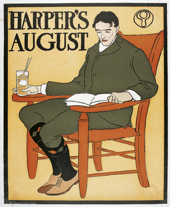 'harper's. August', (32 X 26 Cm) (1898) — Edward Penfield