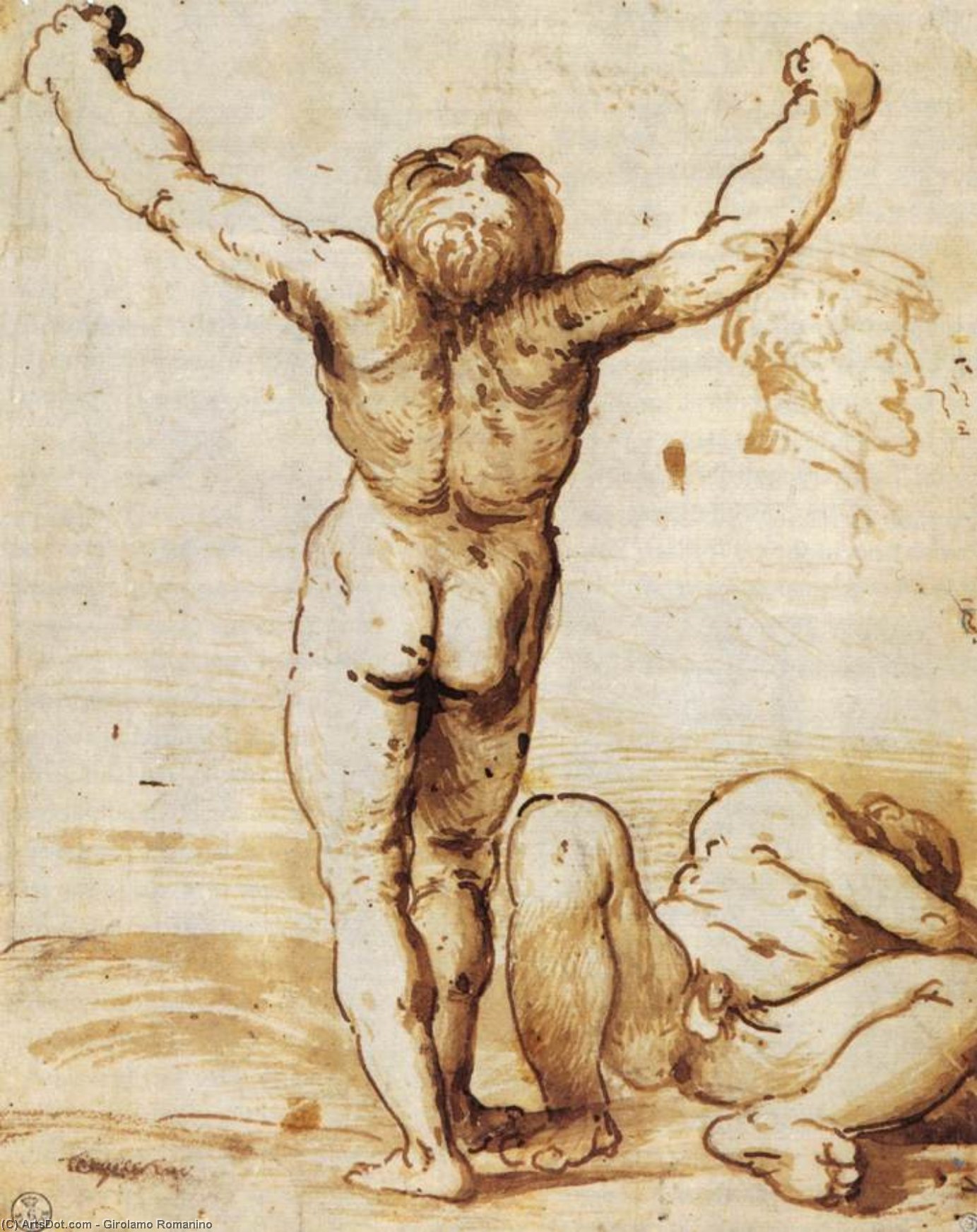 Two Nude Men — Girolamo Romanino