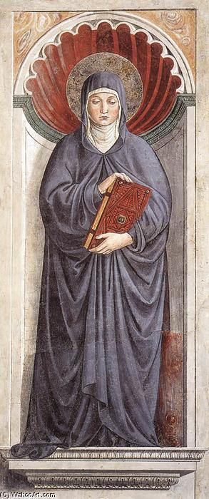 St Monica (on The Pillar) — Benozzo Gozzoli