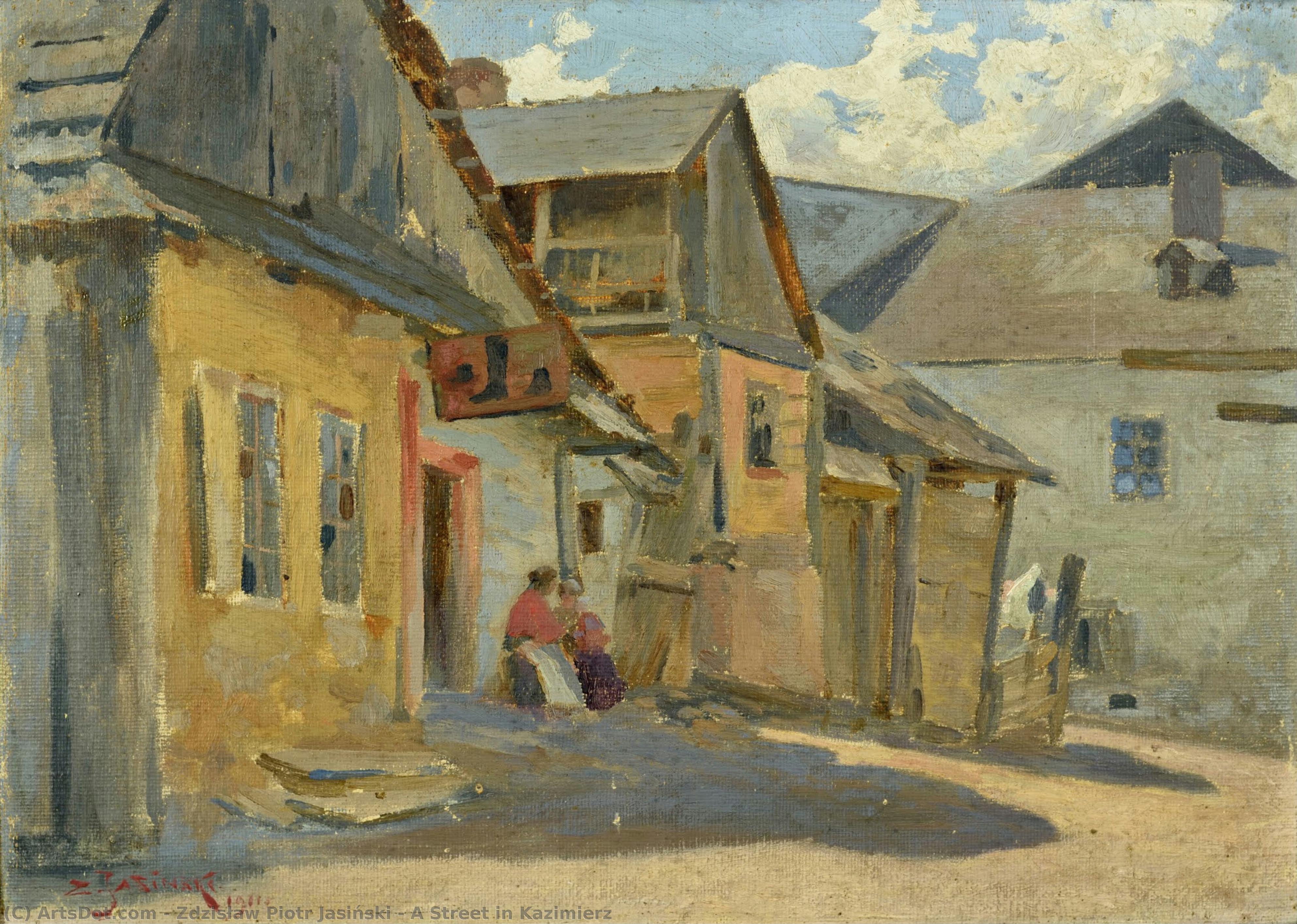 A Street In Kazimierz — Zdzisław Piotr Jasiński