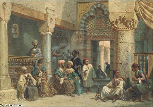 The Coffee House — Carl (friedrich Heinrich) Werner
