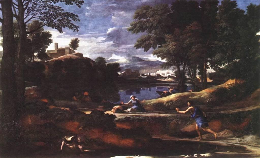Landscape With A Man Killed By A Snake — Nicolas Poussin
