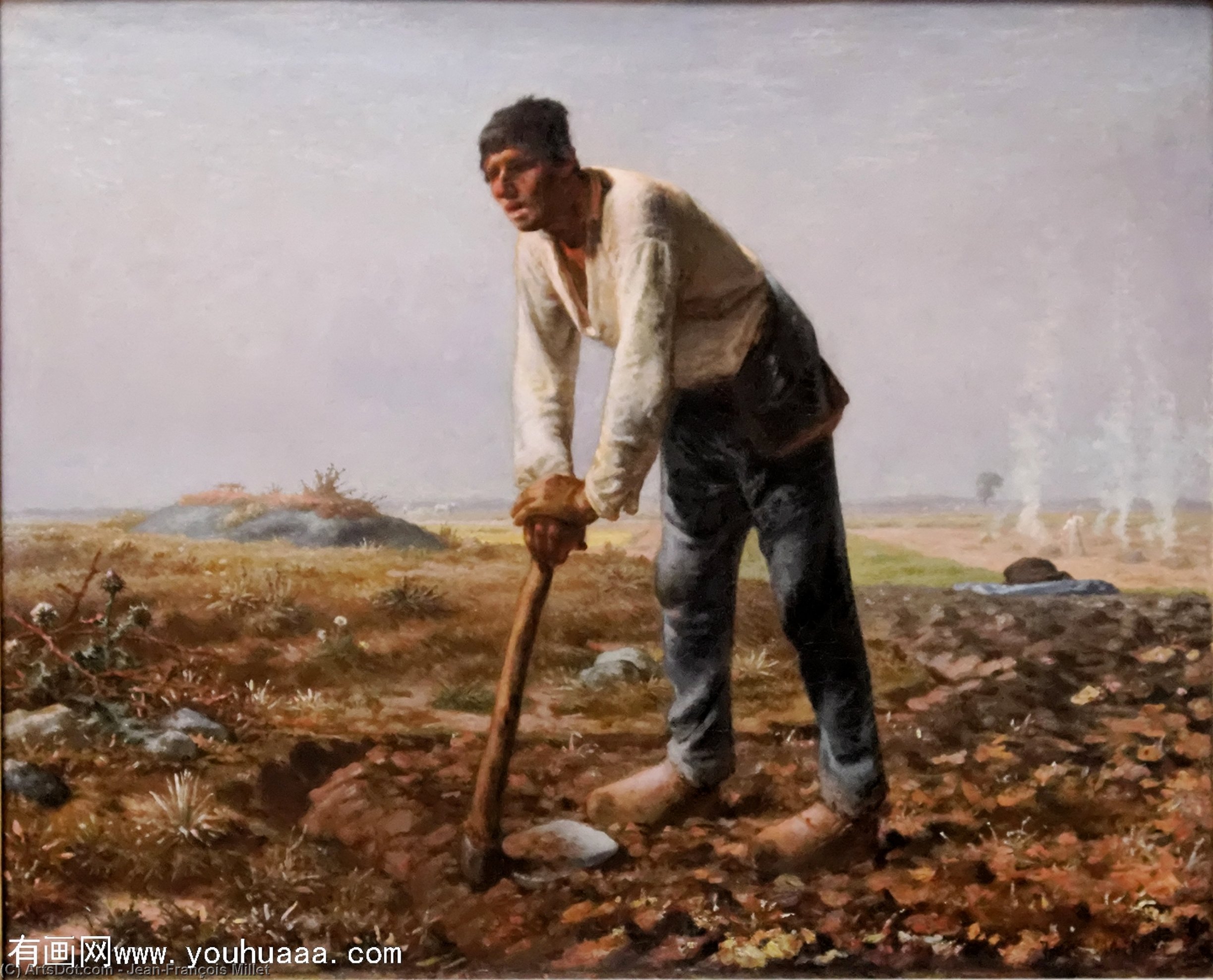 The Man With The Hoe — Jean-françois Millet