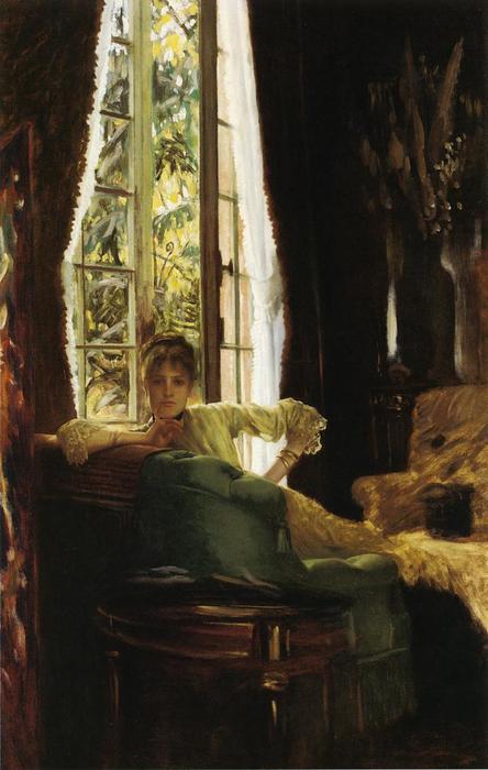 Woman In An Interior — Jacques Joseph Tissot