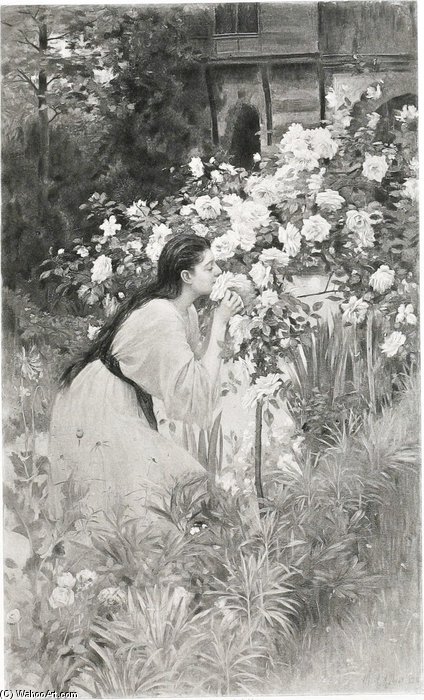 Tea Roses — Albert Aublet