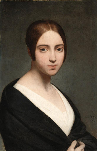 Portrait Of A Young Woman — Ary Scheffer