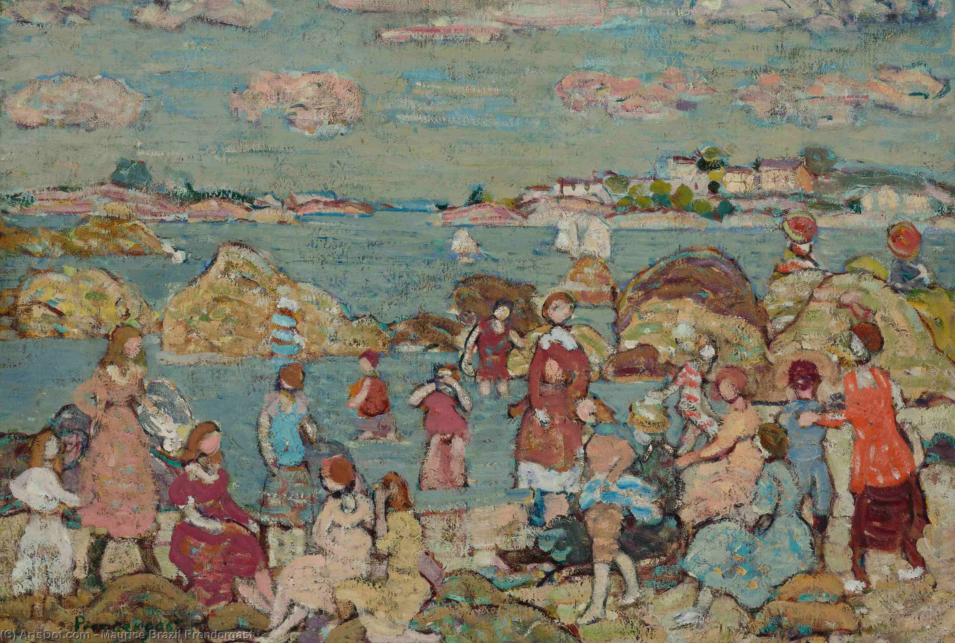 The Seashore — Maurice Brazil Prendergast
